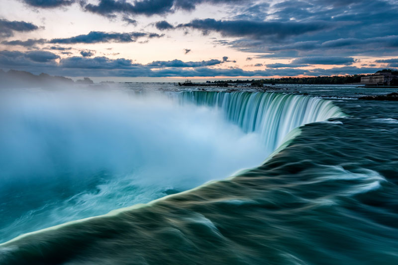influencing for impact intense waterfall