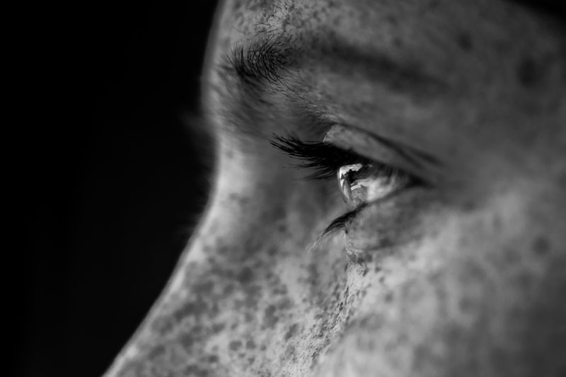services leadership development personal brand black and white eye looking into the distance